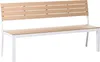 BELIANI Gartenmöbel Set Beige und Weiß Aluminium Kunstholz Produktbild-Vorschau 6