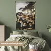 MuchoWow® Wandteppich Wandbehang Malerei - Collage - Alte Produktbild-Vorschau 4