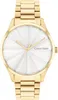 A close-up studio shot of a gold Calvin Klein watch with a white dial. Produktbild-Vorschau