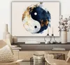 MuchoWow® - Leinwandbilder - Yin Yang - Abstrakt - Schwarz Produktbild-Vorschau 7
