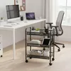 Chariot Relaxdays, 3 étagères en filet, chariot de service, Voir les images du produit 5