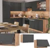 Hängeschrank Vicco Fame-Line Anthrazit-Gold 60 cm Flach, Produktbild-Vorschau 2