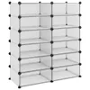 vidaXL Schuhregal Transparent 94,5x36,5x106 cm PP -  Produktbild-Vorschau 10