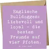 Mr. & Mrs. Panda Grußkarte Spruch Englische Bulldogge Produktbild-Vorschau 1