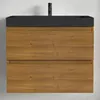 LOMAZOO Badezimmermöbel - Warm Eichenholz - Waschbecken Produktbild-Vorschau 7