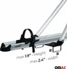 2x aluminiowy srebrny uchwyt rowerowy na dach do 17 kg Podgląd zdjęcia produktu 4