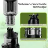 AMZCHEF Entsafter Slow Juicer mit 126MM Breite und Größere Produktbild-Vorschau 5