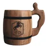 Le Prancing Pony Chope de bière en chêne - Pierre à bière Voir les images du produit 1