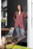 Knit Factory April Strickjacke - Stone Red - 40/42 Produktbild-Vorschau 5