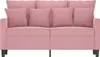 vidaXL 2-miestna pohovka Pink 120 cm Velvet Náhľad obrázku produktu 3