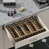 Sada 12 kusov štvorcových sklenených nádob na korenie s Náhľad obrázku produktu 6