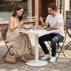 CLP Bistrotisch Freida 70x70 cm quadratisch platzsparend Produktbild-Vorschau 3