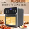 Heißluftfritteuse 10L mit Touch-Display & 60-Min-Timer, Air Produktbild-Vorschau 6