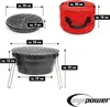 Faltbarer BBQ Grill mit Kühltasche - Ø 28cm Holzkohlegrill Produktbild-Vorschau 4