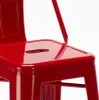 Barhocker im industrie stil aus metall mit rückenlehne Produktbild-Vorschau 4