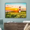 MuchoWow® - Leinwandbilder - Leuchtturm - Natur - Sonne - Produktbild-Vorschau 4