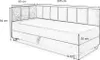 Jugendbett Einzelbett Eryk Boxspringbett mit Matratze Produktbild-Vorschau 5