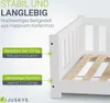 Juskys Kinderbett Naya 80x160 cm mit Rausfallschutz & Produktbild-Vorschau 3