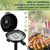 COSTWAY Elektrogrill 1600W freistehend, Standgrill mit Produktbild-Vorschau 6