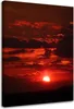 Leinwandbild roter sonnenuntergang 70x100 cm Feeby rot Produktbild-Vorschau 1
