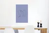 MuchoWow® Poster Strichzeichnung - Frau - Lila 40x60 cm - Produktbild-Vorschau 5