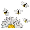 Fenstersticker Biene & Blume holografisch – Produktbild-Vorschau 3