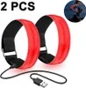 Led Armband Aufladbar, 2 STK Leuchtarmband USB Produktbild-Vorschau 1
