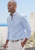JOHN DEVIN Langarmhemd Regular Fit blau-gestreift Größe Produktbild-Vorschau 3