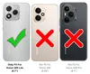 Three phone cases are shown, with one marked as a correct fit and two as incorrect fits for different phone models. Náhled obrázku produktu