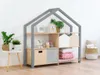 Wooden House Shelf SHELLY - Grey - Natural decor Produktbild-Vorschau 9