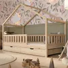 Crazy Pine Letto a Casetta con Cassetto 90x200 cm – Letto Anteprima dell’immagine prodotto 1