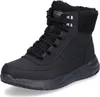A black Skechers boot is shown against a white background. Voir les images du produit