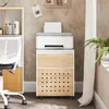 SoBuy ASK06-WN Mobilny wózek biurowy na cokole Wózek Podgląd zdjęcia produktu 2