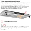 KB ELEMENTSDunstabzugshaube unterbau 90cm, Unterbauhaube 90 Produktbild-Vorschau 3