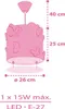 Kinder Deckenlampe Butterfly Kollektion mit Produktbild-Vorschau 4