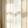 Gardinen Transparent 2er Set - Ösenvorhang Wohnzimmer Produktbild-Vorschau 2