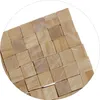 A close-up view of many small wooden cubes arranged in a grid. Podgląd zdjęcia produktu