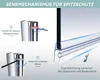 SONNI Panneau de baignoire pour salle de bains avec verre Voir les images du produit 9