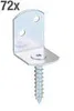 Alberts 212957 Staffa per recinzione Wattle a forma di L, Anteprima dell’immagine prodotto 2