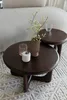 Housecraft Living Jani Couchtisch Rund 60 cm Mangoholz Produktbild-Vorschau 3