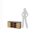 KESPER Schuhschrank Eichedekor mit Sitzkissen – 103 x 30,5 Produktbild-Vorschau 5