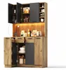 Armadio alto 180x100x40, con illuminazione a LED, presa di Anteprima dell’immagine prodotto 11