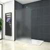 AICA walk in dusche 70X200cm Milchglas Duschwand 10mm NANO Produktbild-Vorschau 1