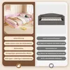 A split image showing two different daybeds with feature descriptions. Podgląd zdjęcia produktu
