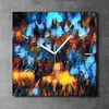 Coloray Uhr auf Leinwand 30x30 cm Wand Uhr Dekoration Produktbild-Vorschau 2