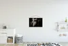 MuchoWow® Textilposter Gorilla auf schwarzem Hintergrund in Produktbild-Vorschau 2