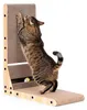 Rascador de cartón para gatos, con rincón de descanso de Vista previa de la imagen del producto 10