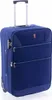 A blue suitcase with a retractable handle and wheels, shown against a white background. Anteprima dell’immagine prodotto