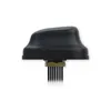 A black antenna with a metallic base and wires is shown against a white background. Voir les images du produit