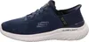 A side view of a blue Skechers sneaker with a white sole. Náhľad obrázku produktu